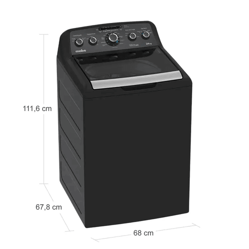 Lavadora Mabe Carga Superior 24 Kilos LMC74215WDAB0 Gris