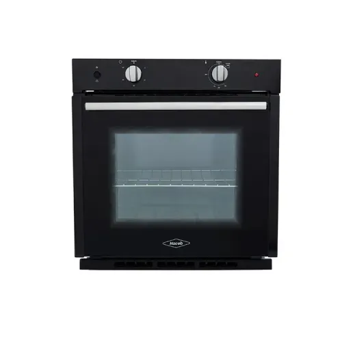 Horno de Empotrar Haceb Mixto 60 cm Gas Natural Tandoori Inox Negro